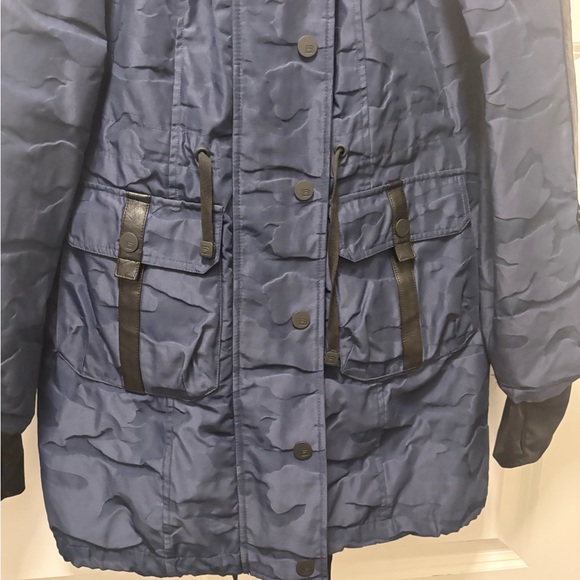 Blanc Noir Camo Hooded Anorak Jacket XS - Picture 6 of 12